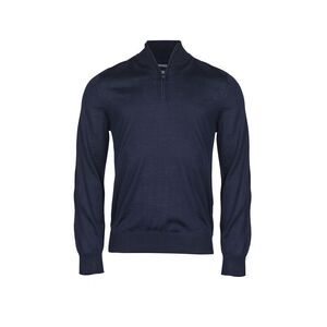 Tee Jays Mens Half Zip Sweater / Navy